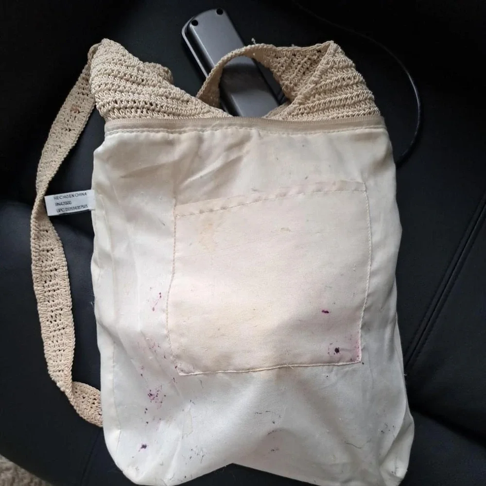 Natural Crochet Boho Bag